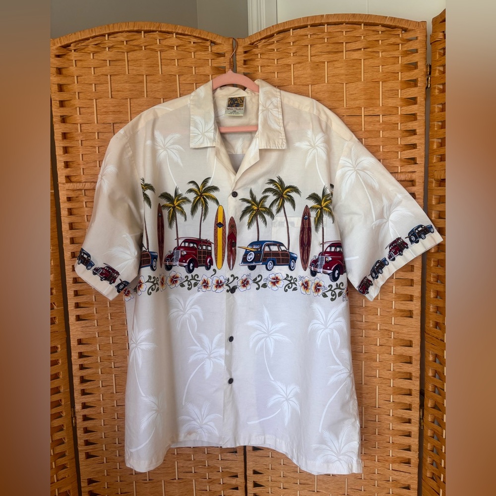 Tropical Hawaiian Waggoneer Surfer Shirt 2XL